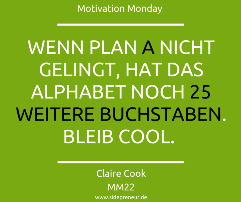 Podcast: Plan B und C sind in der Selbstständigkeit wichtig