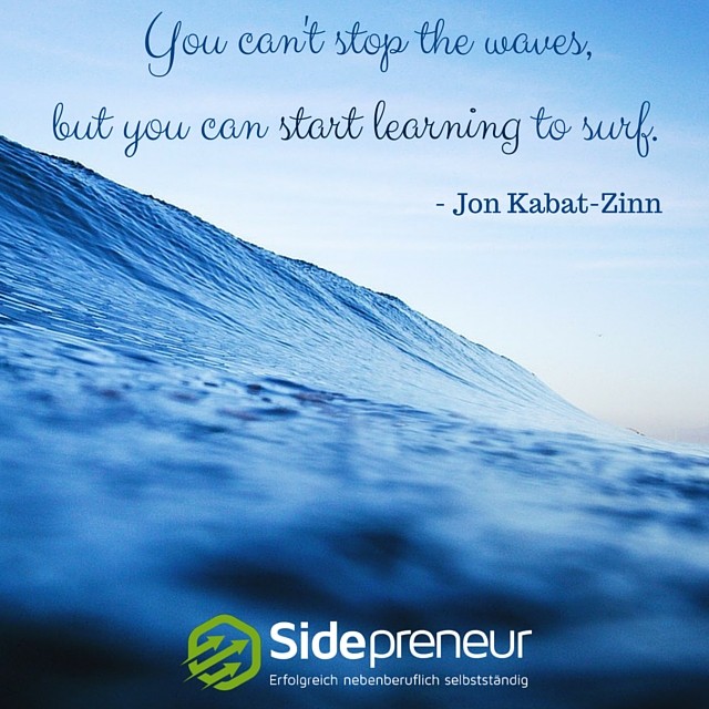 Motivation: Als Selbstständiger surfst du auf der Welle der Erfahrungen